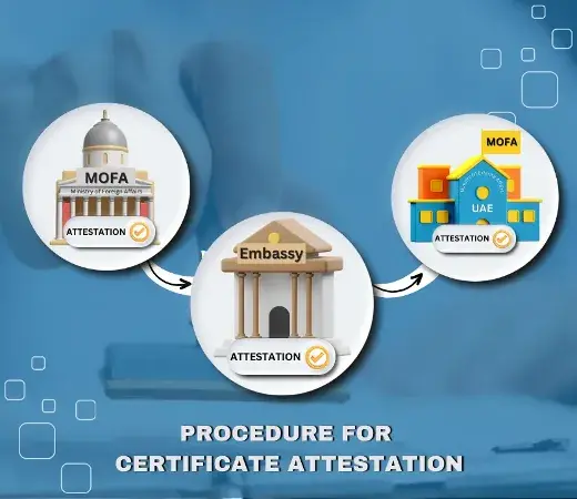 Procedure of Certificate attestation
